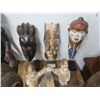 Image 2 : 6-Small Ornate Mask On Stand - 16" - 6 X $