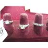 Image 2 : 5-Silver Rings - 5 X $