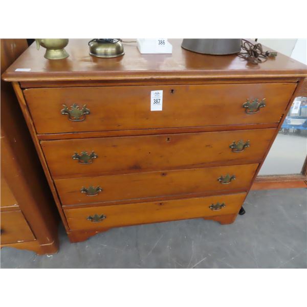 Mahogany 4 Drawer Chest of Drawers