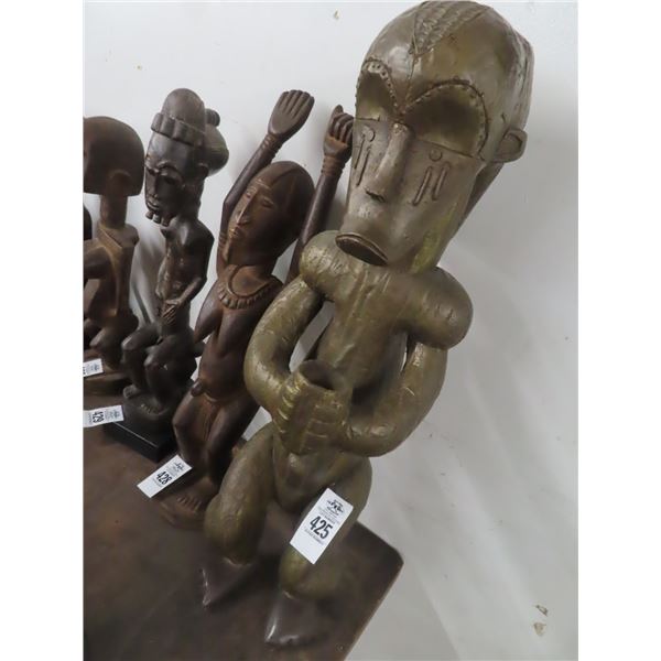 African Carved Man - 27"