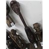 Image 1 : African Carved Man w/Neck Extension - 35"