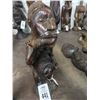 Image 2 : 2-Hand Carved African Figure - 12" - 2 X $