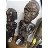 Image 1 : Hand Carved African Woman Statue - 23"