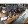 Image 1 : 8-Hand Carved African Miniature Figures - 8 X $