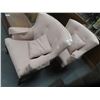 Image 1 : Pink Cloth Rounded Easy Chairs (Pair)