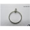 Image 2 : 14K WG Diamond Pendant w/92 Round Diamonds 6.0g - Replacement Value - $2650.00