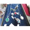 Image 2 : Silver Rings (8) and Necklaces (2)