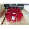 Image 1 : Red Stemware Glasses