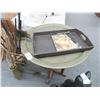 Image 1 : Bronze Charger On Stand w/Tray and Tutankamun Book