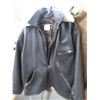 Image 1 : Porsche Dark Brown Leather Jacket w/Leather Driving Cap - Size M