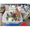 Image 2 : Tub Lot of Asst. Christmas Décor (2 Tubs)