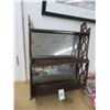 Image 1 : Mirrored 3 Tier Wall Shelf