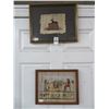 Image 1 : 2-Egyptian Papyrus Paper Painting - 2 x $