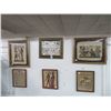 Image 1 : 6-Egyptian Rice Paper Wall Art - 6 X $