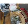 Image 1 : Wine Glasses and Painted Plates