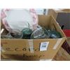 Image 2 : Wine Glasses and Painted Plates