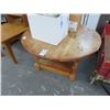 Image 1 : Round Wood Coffee Table