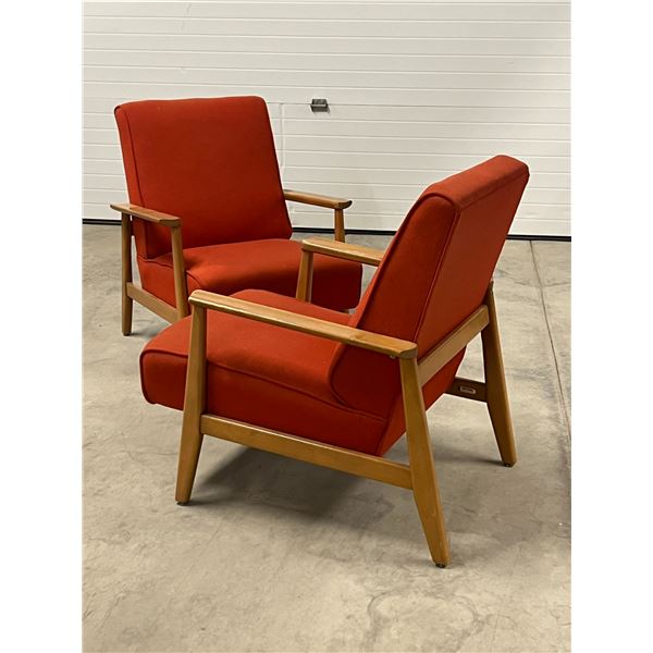 Jan Kuypers Imperial Furniture Canadian Mid Century Lounge Chairs (pair)