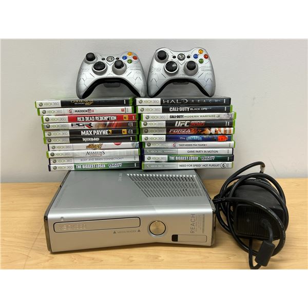 XBOX 360 Console Games & accessories as pictured - Not tested