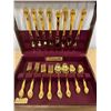 Image 1 : 40 pcs Community Gold Tone Cutlery in Box (8 of each)