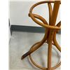 Image 4 : Nice Solid Wood Coat Tree / Rack Approximately 80" tall (top piecs spins and is removeable)