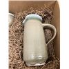 Image 2 : Signed Studio Art Pottery Pitcher & Cups - Pitcher 8.5" Cups 3" please see photos.