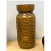 Image 4 : 3 Mid Century West German Ceramic Vases (tallest about 11")