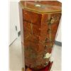 Image 4 : Unusual Decorative Chest of Drawers (solid piece with some wear/damage to finish, see photos).