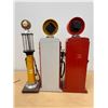 Image 5 : 3 Decorative Replica Vintage Gas Pumps - Small Storage etc (see description)