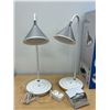 Image 3 : 2 Sheffield Labs Lucas Wireless Charging LED 19.5" Desk / Table Lamps - some light use