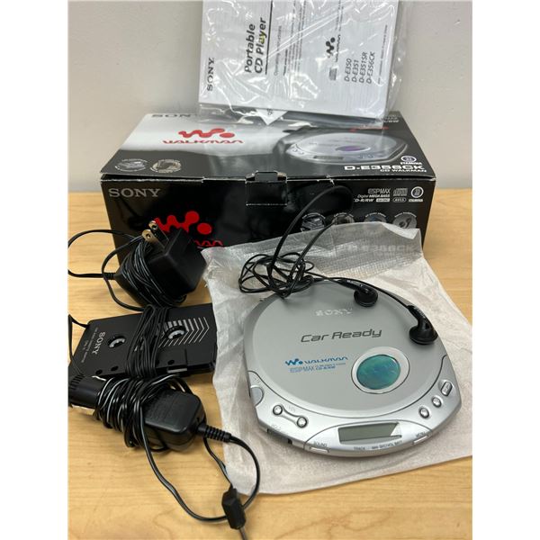 Sony Walkman Portable CD Player Car Ready Complete with box Works