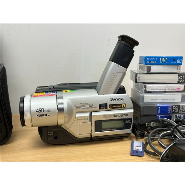 Sony Digital Handycam DCR-TRV320 & Lots of Accessories as pictured - Not Tested