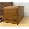 Image 2 : Mid Century Teak & Wood Serving / Storage Pieces Lot as Pictured