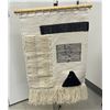 Image 1 : Nice Knit / Macrame Wall Hanging (approx: 30x18.5")