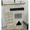 Image 4 : Nice Knit / Macrame Wall Hanging (approx: 30x18.5")
