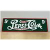 Image 1 : 1991 Pepsico Pepsi-Cola Metal Advertising Sign (approx: 18x6")