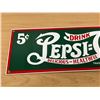 Image 3 : 1991 Pepsico Pepsi-Cola Metal Advertising Sign (approx: 18x6")