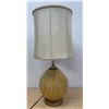 Image 2 : Vintage Plastic Spun "Spaghetti" Table Lamp - Works (approx: 14" tall) shade is rough