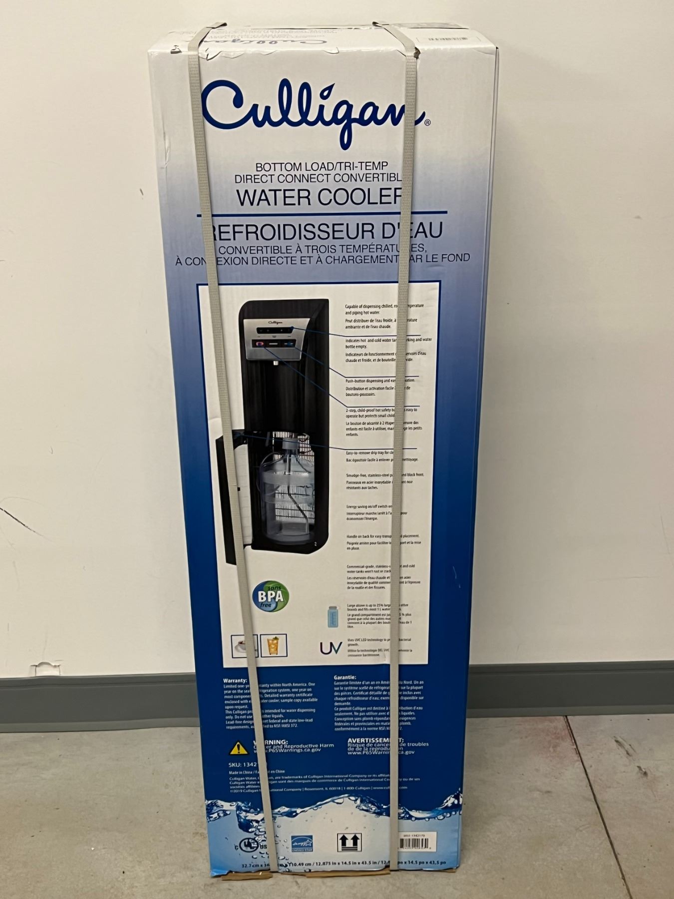 Culligan Bottom Load TriTemp Water Cooler (looks new in sealed box