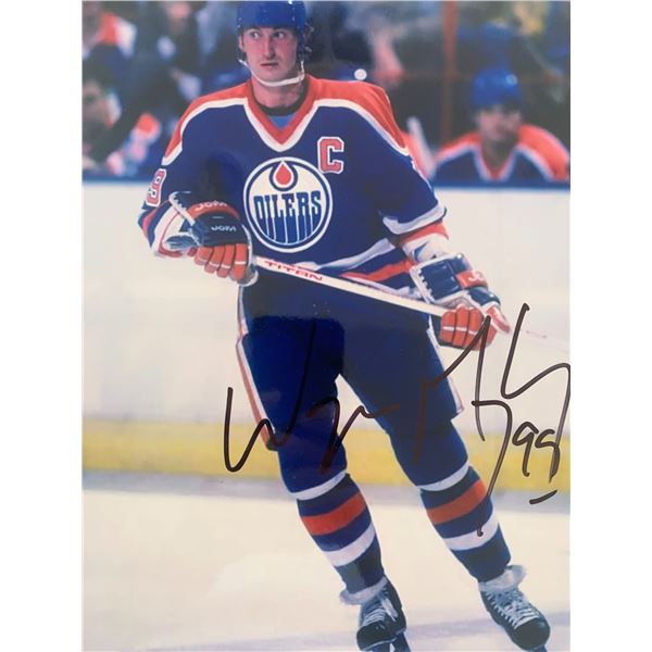 Edmonton Oilers Wayne Gretzky signed photo