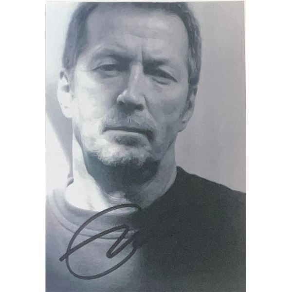 Eric Clapton signed photo