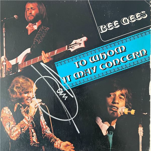 The Bee Gees To Whom It May Concern signed album