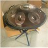 Image 2 : Hand Pan Metal Drum with Stand and Carrying Case,  NEW IN BOX , FREE DELIVERY NEAR EDMONTON