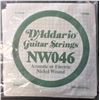 Image 1 : D'Addario NW046 Acoustic/Electric Nickel Wound Single String - 8 Total