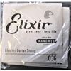 Image 1 : Elixir Electric Guitar Single String Nanoweb Coating Size .036 - 7 Total
