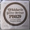 Image 1 : D'Addario PB029 Phosphor Bronze Wound Acoustic Guitar Single String -  7 Total
