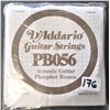 Image 1 : D'Addario PB056 Phosphor Bronze Wound Acoustic Guitar Single String, .056 PB056 - 5 Total