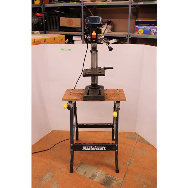 *28" Mastercraft Drill Press on a 3" Mastercraft Carpenters Bench (Working)