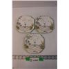 Image 1 : (3) Matching Small Antique Fine China Plates - Dated Between 1893 and 1920