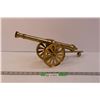 Image 1 : Vintage Brass Cannon Figure